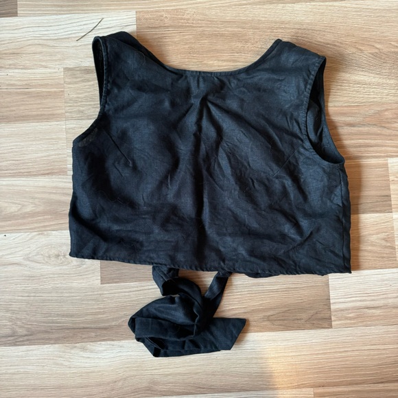 Slate Wearables Avalon tie up top - Picture 6 of 7